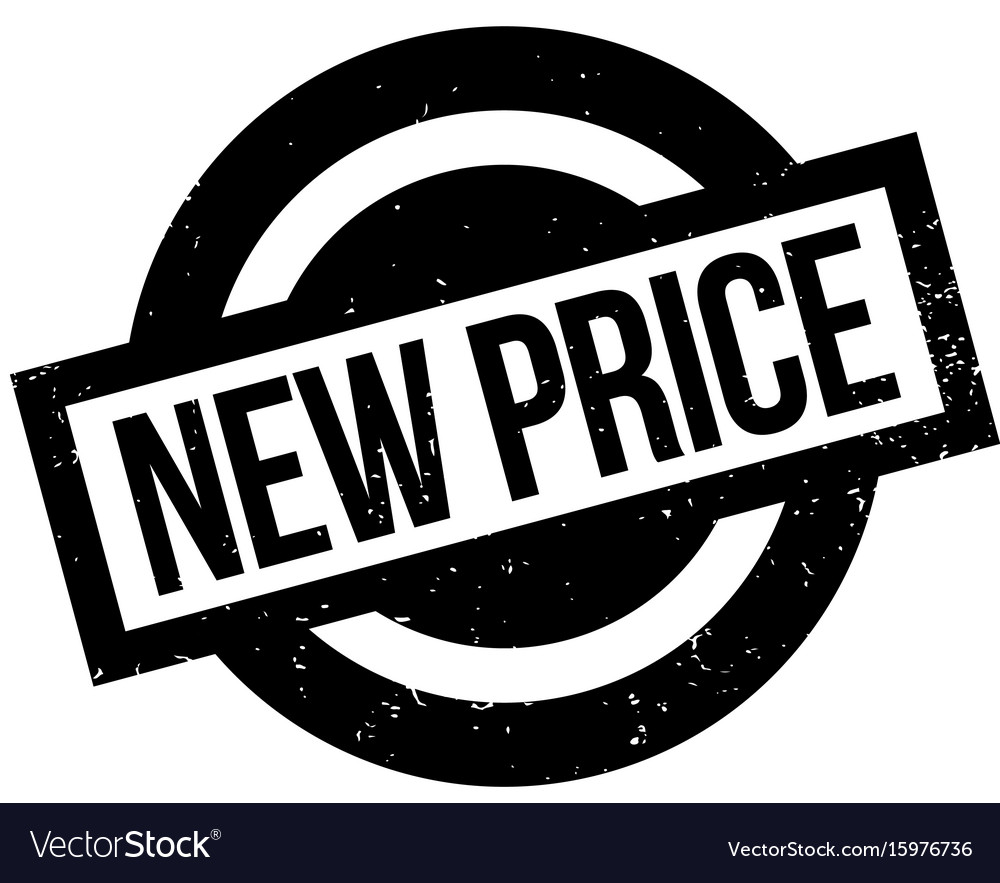 New price rubber stamp Royalty Free Vector Image