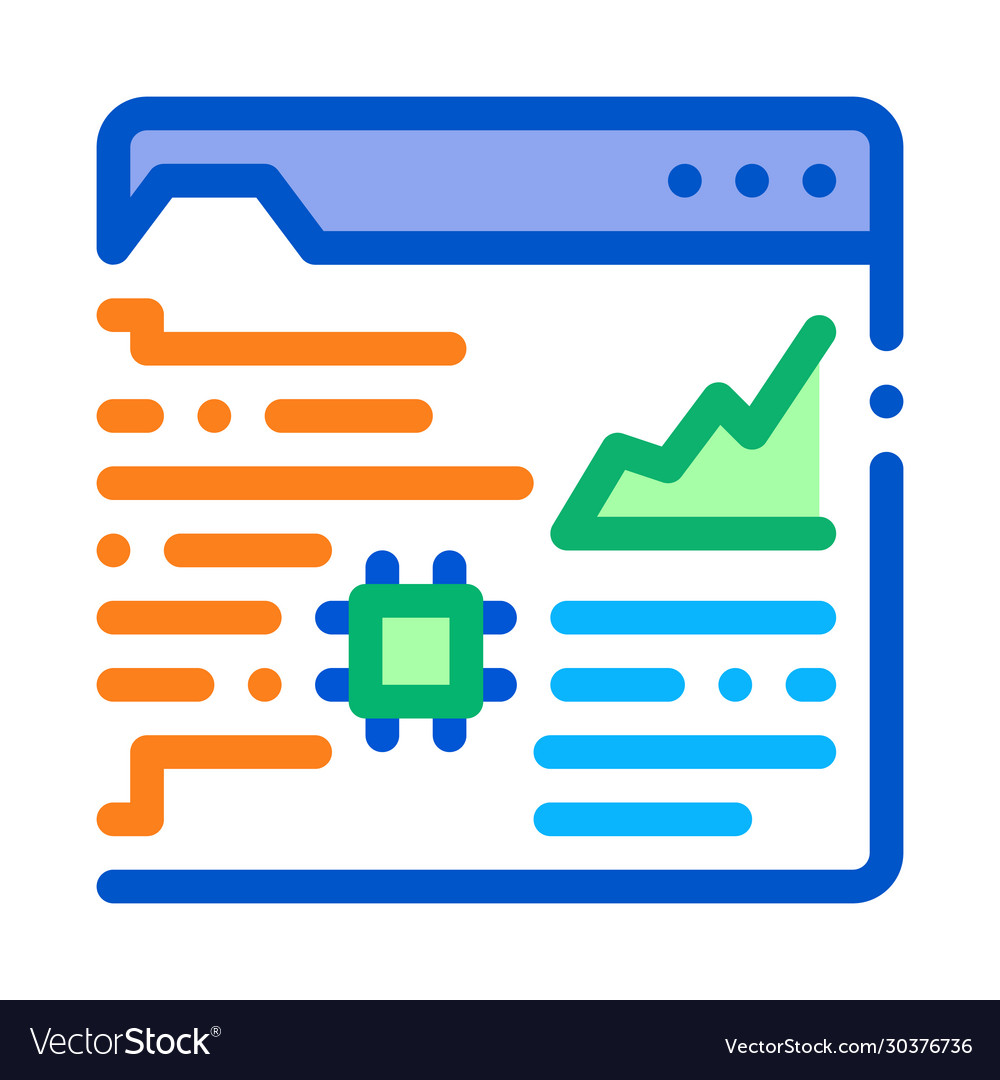 Robotic process automation icon outline