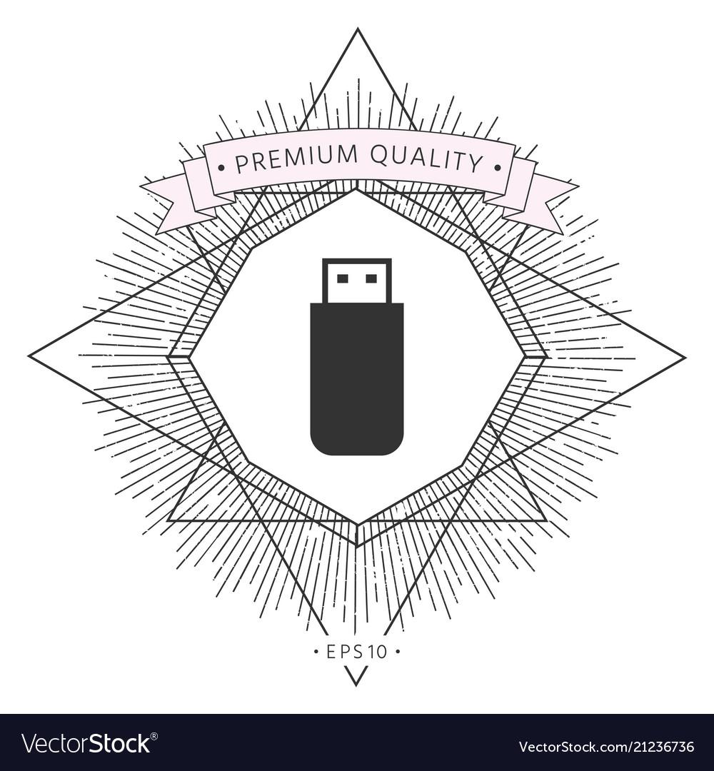 Usb flash memory drive icon
