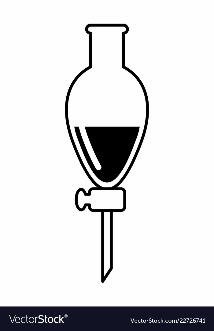 A lab flask Vector Image A lab flask