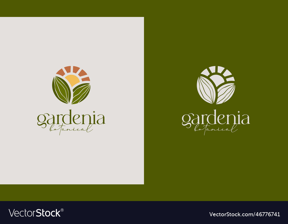 Agriculture plant leaf logo template universal vector image Agriculture plant leaf logo template universal