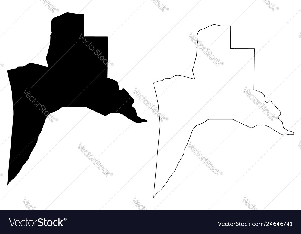 Basra governorate map