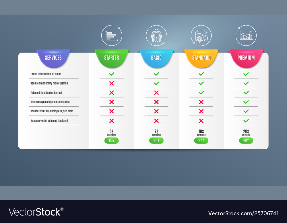 Chart and Certificate Icon Set