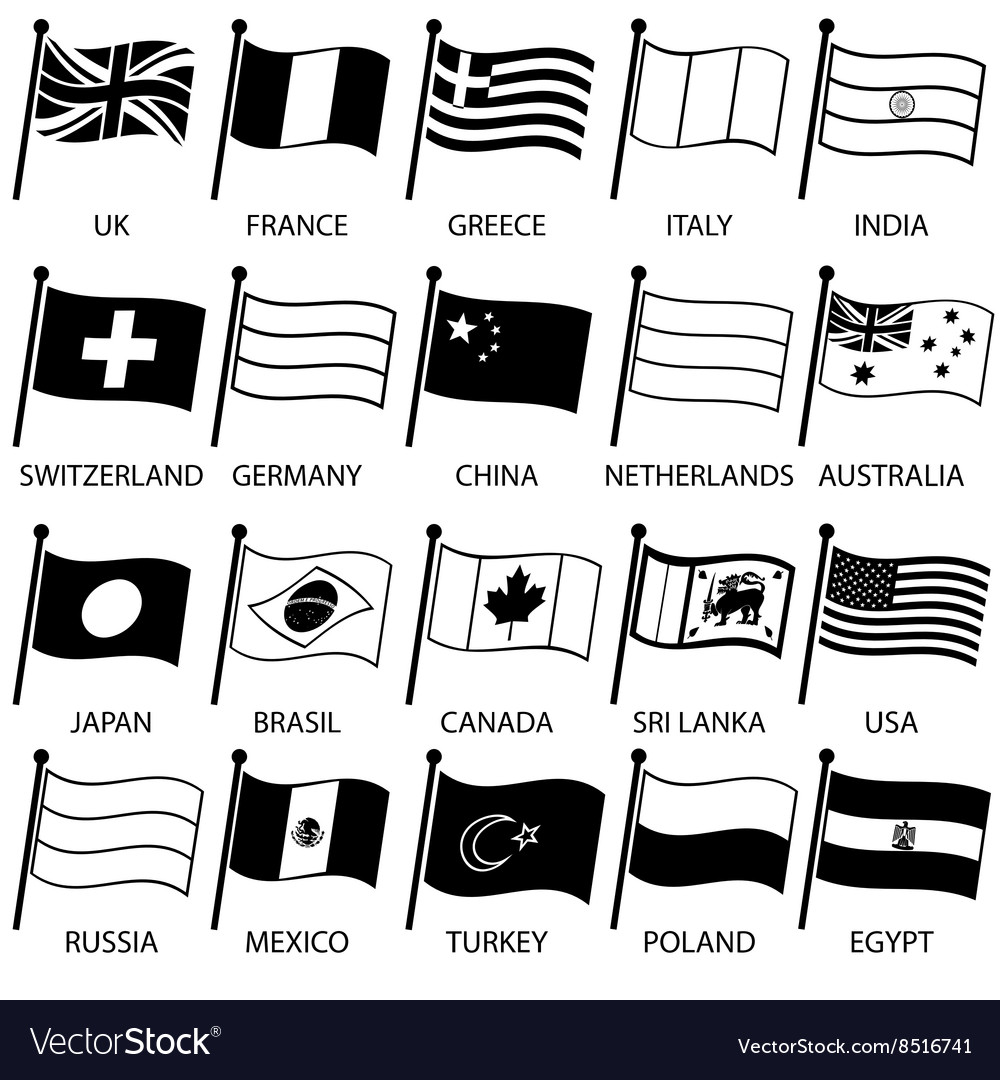Collection of Country Flags
