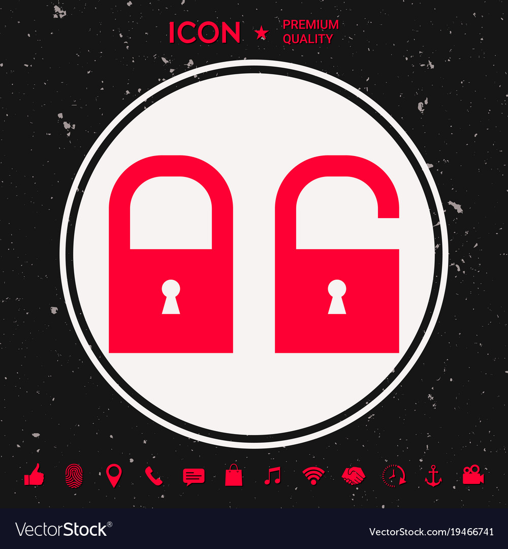 Lock unlock - set ico