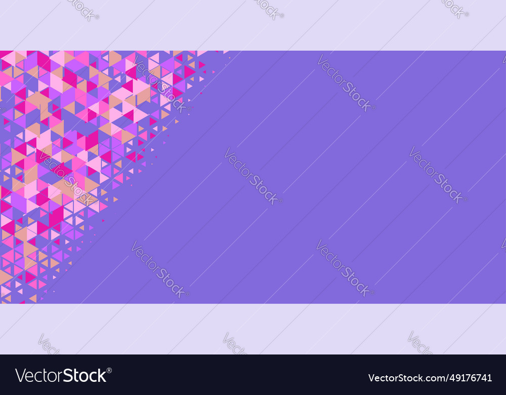 Multicolored abstract triangle background