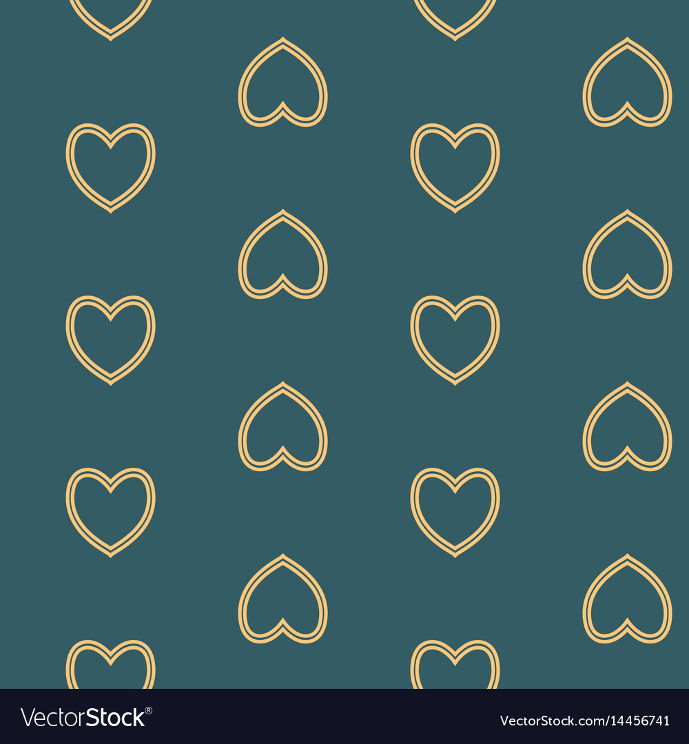 Seamless pattern with hearts background