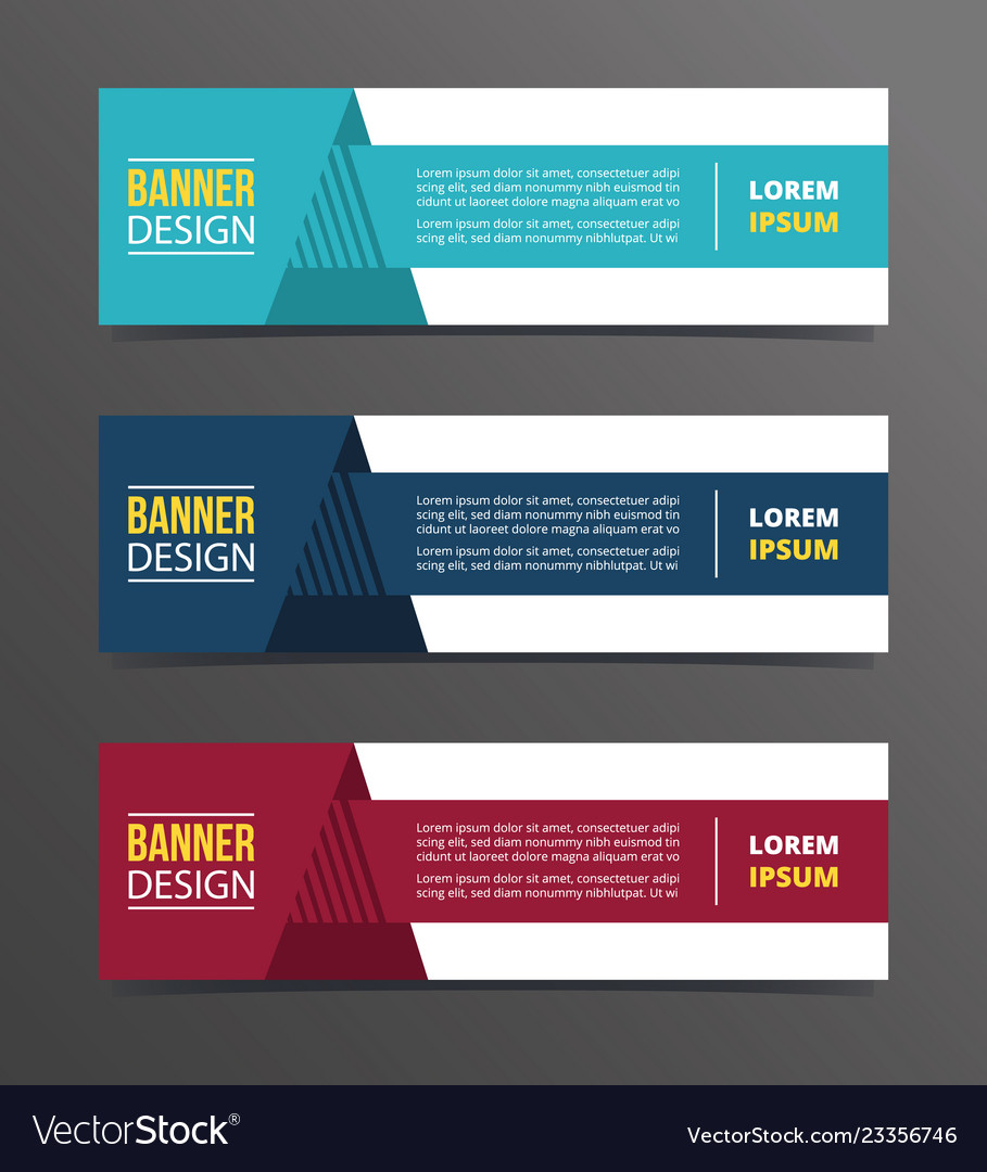 Arrow with shadow triangle on style banner vector image Arrow with shadow triangle on style banner