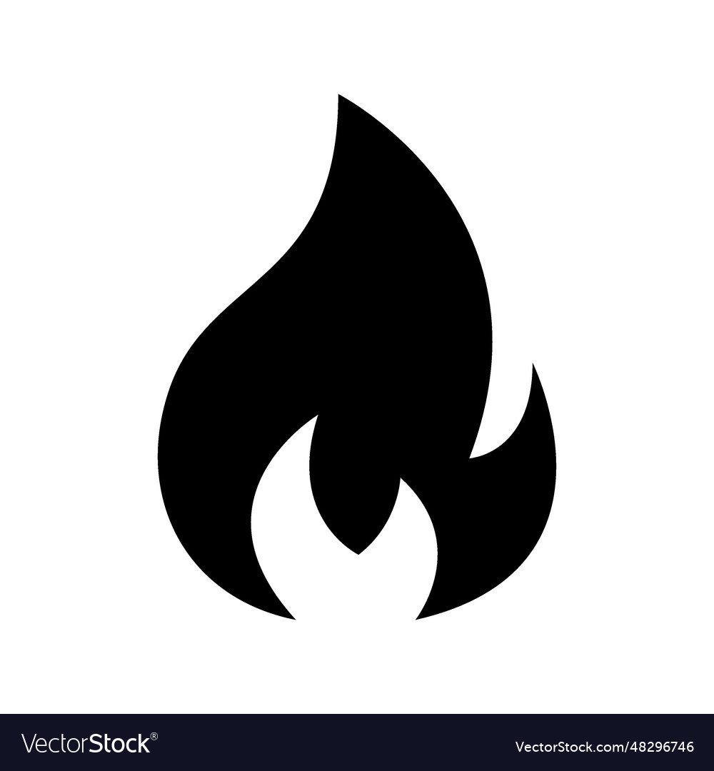 Fire icon Royalty Free Vector Image - VectorStock