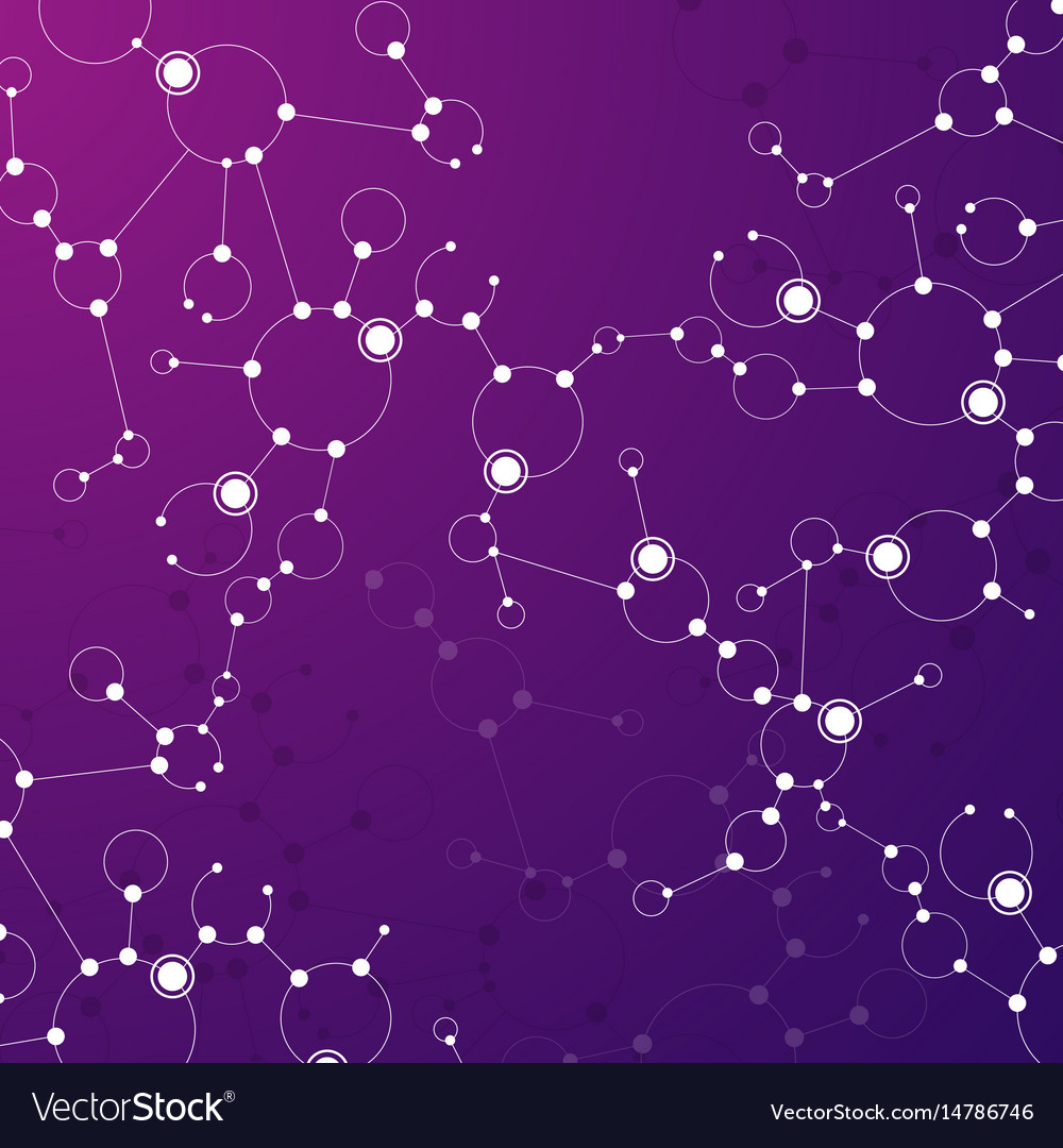 Geometric pattern with connected lines and dots