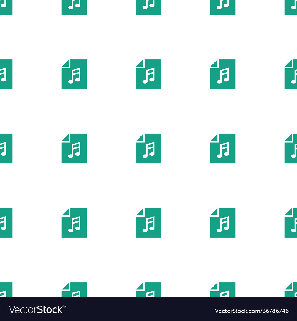 Memory card with music icon pattern seamless