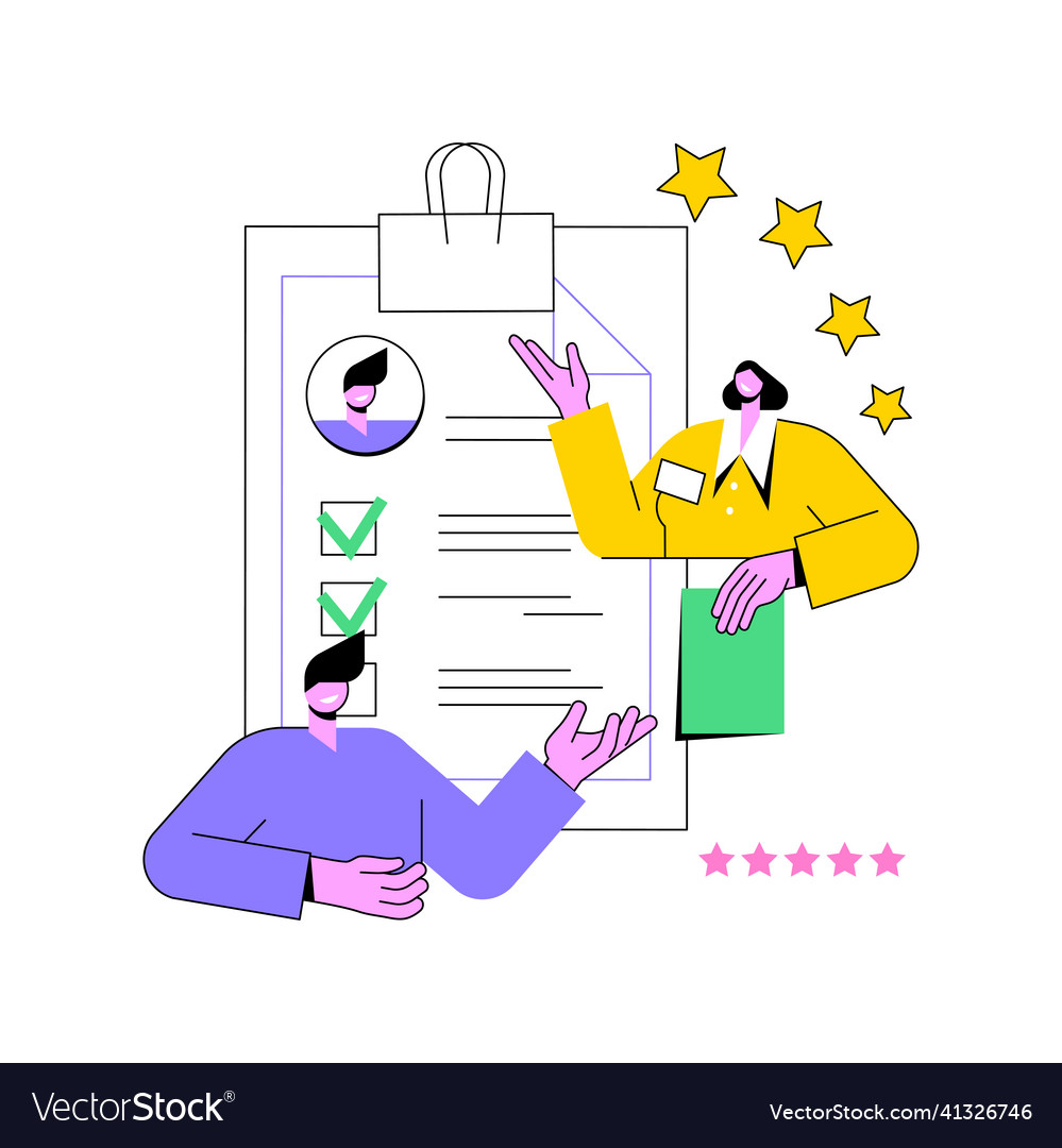 Performance rating abstract concept Vector Image Performance rating abstract concept