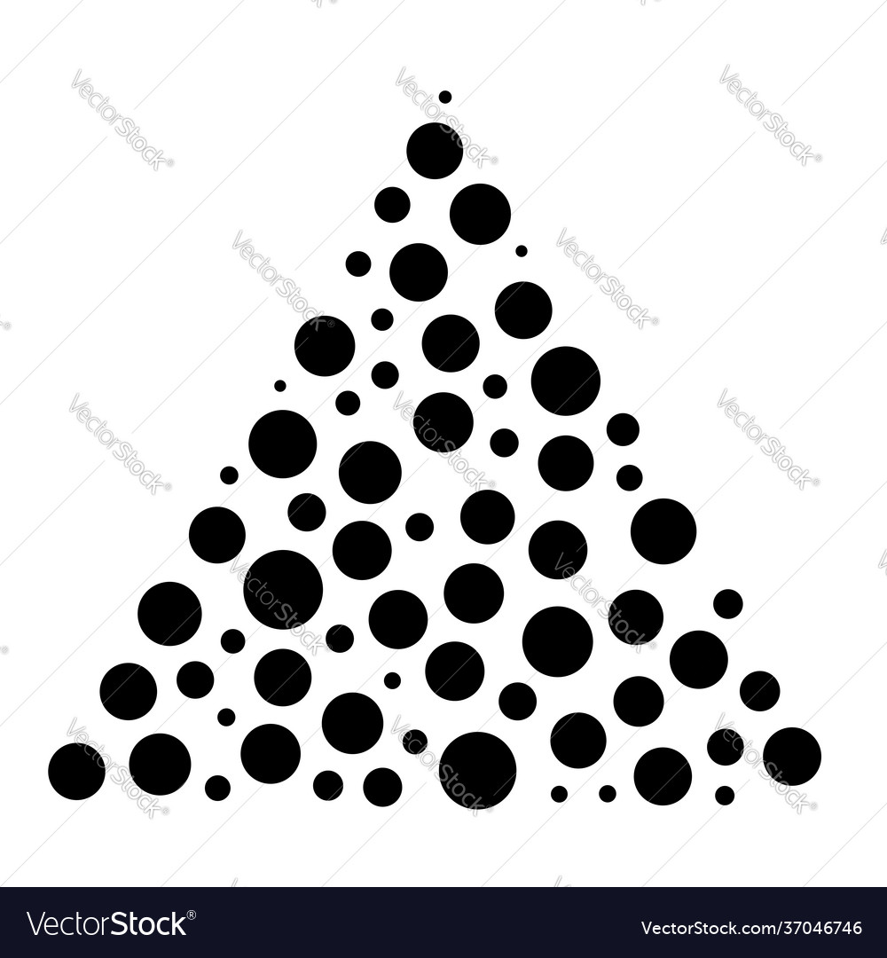 Random dots circles specles dotted design element