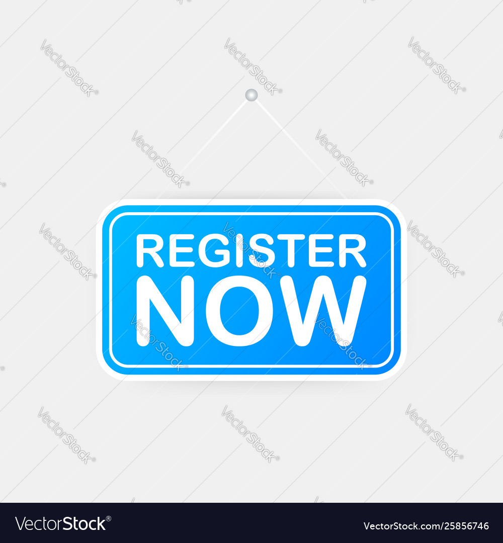 Register Now Button - Modern Web UI