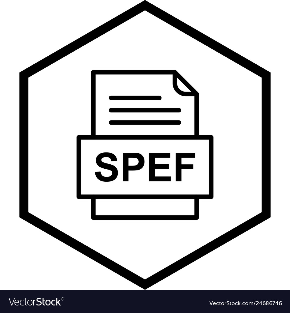 Spef file document icon