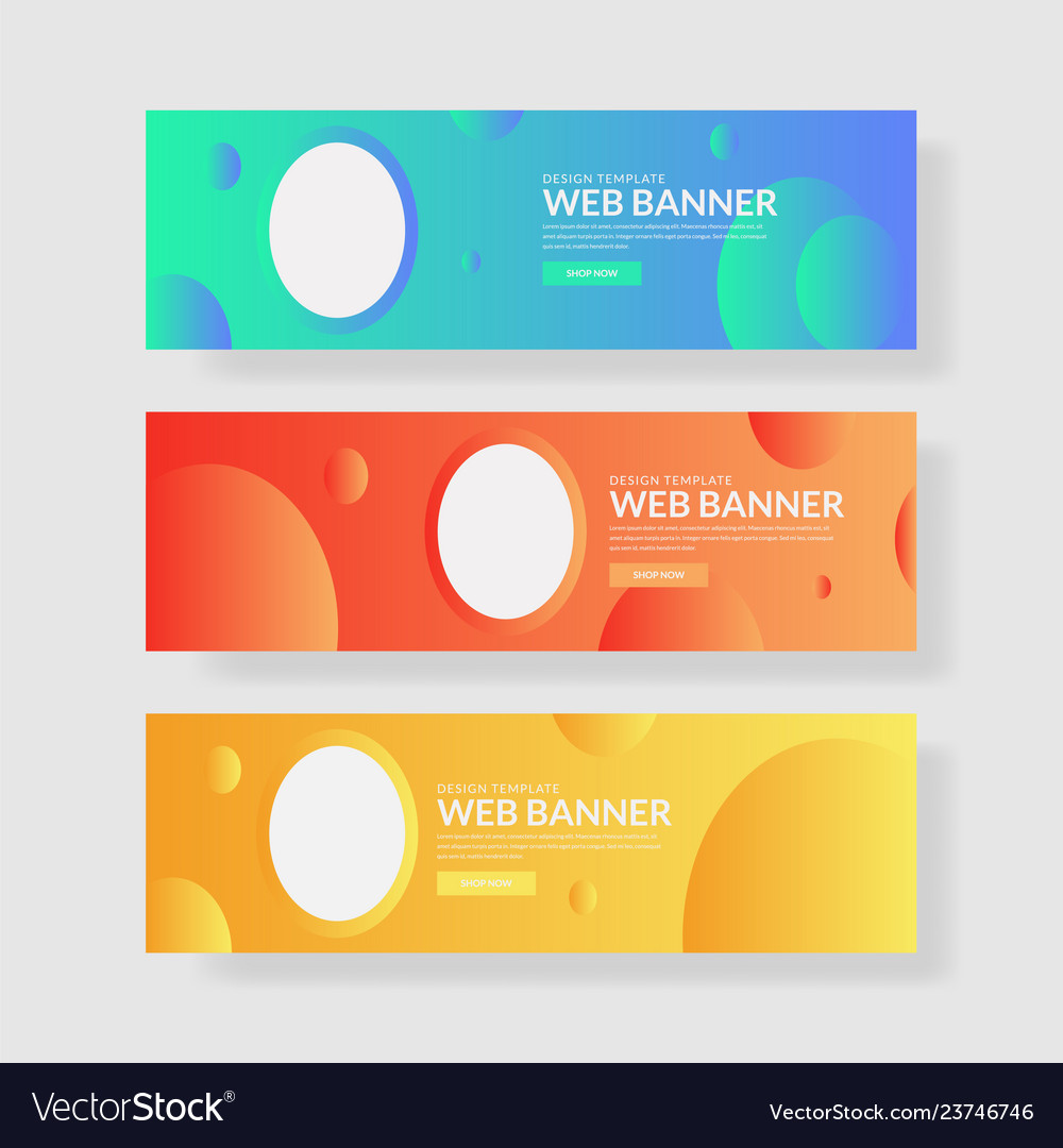 Website-Banner ui ux vector image Website-Banner ui ux