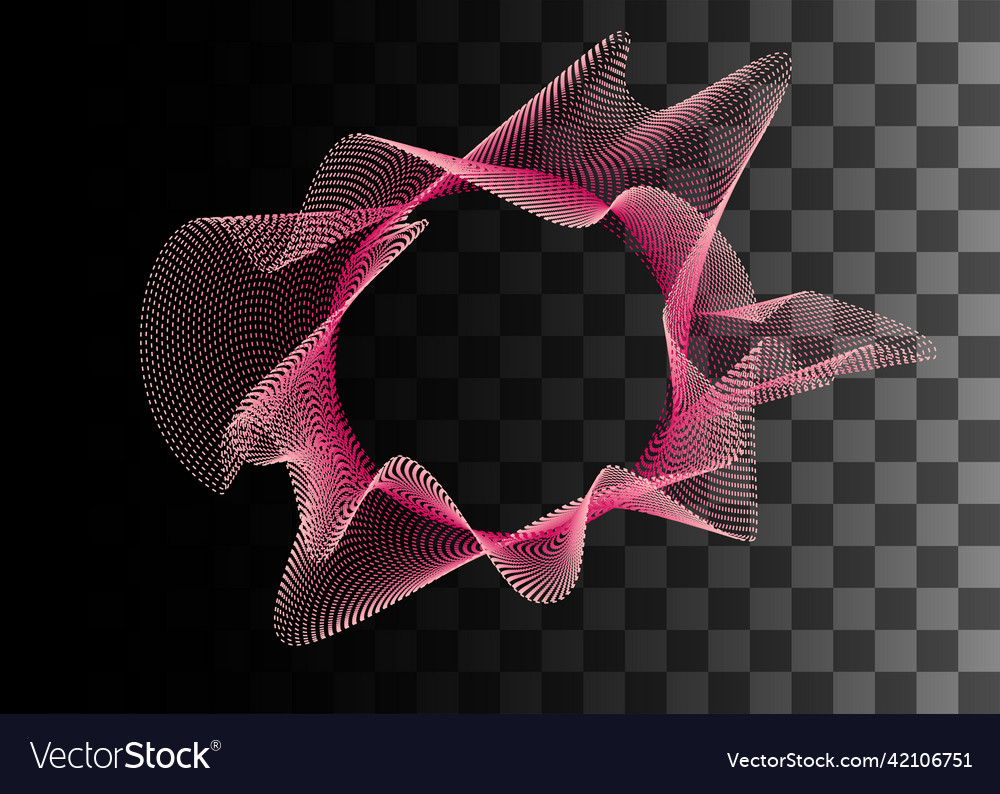 Abstract design element pink color effect