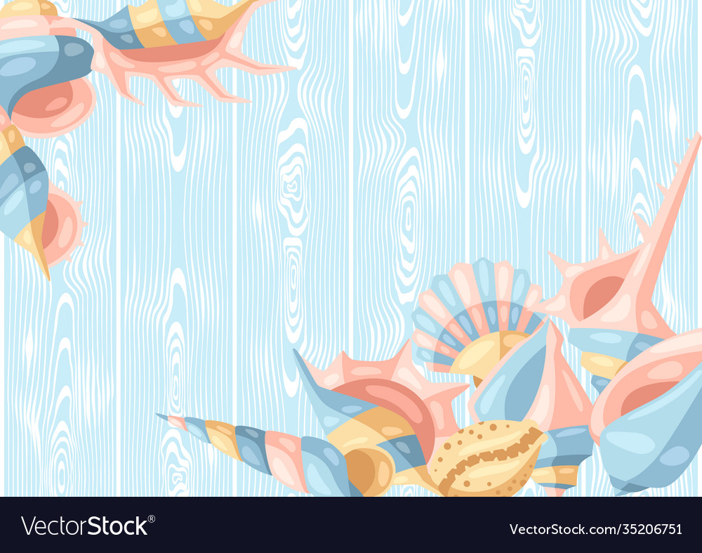 Background with seashells
