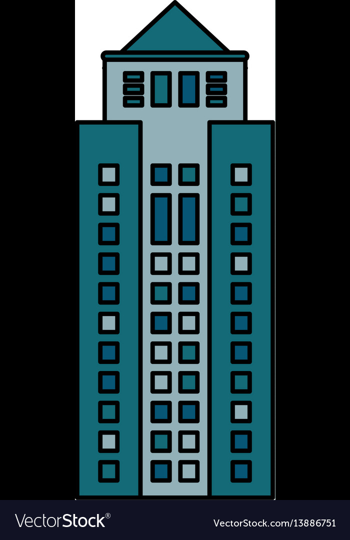 Building cityspace skyscraper image vector image Building cityspace skyscraper image