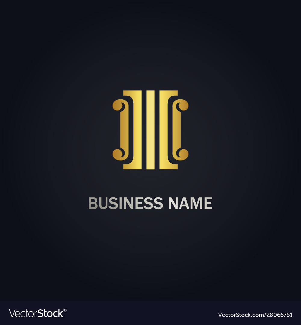 Building ornament gold logo