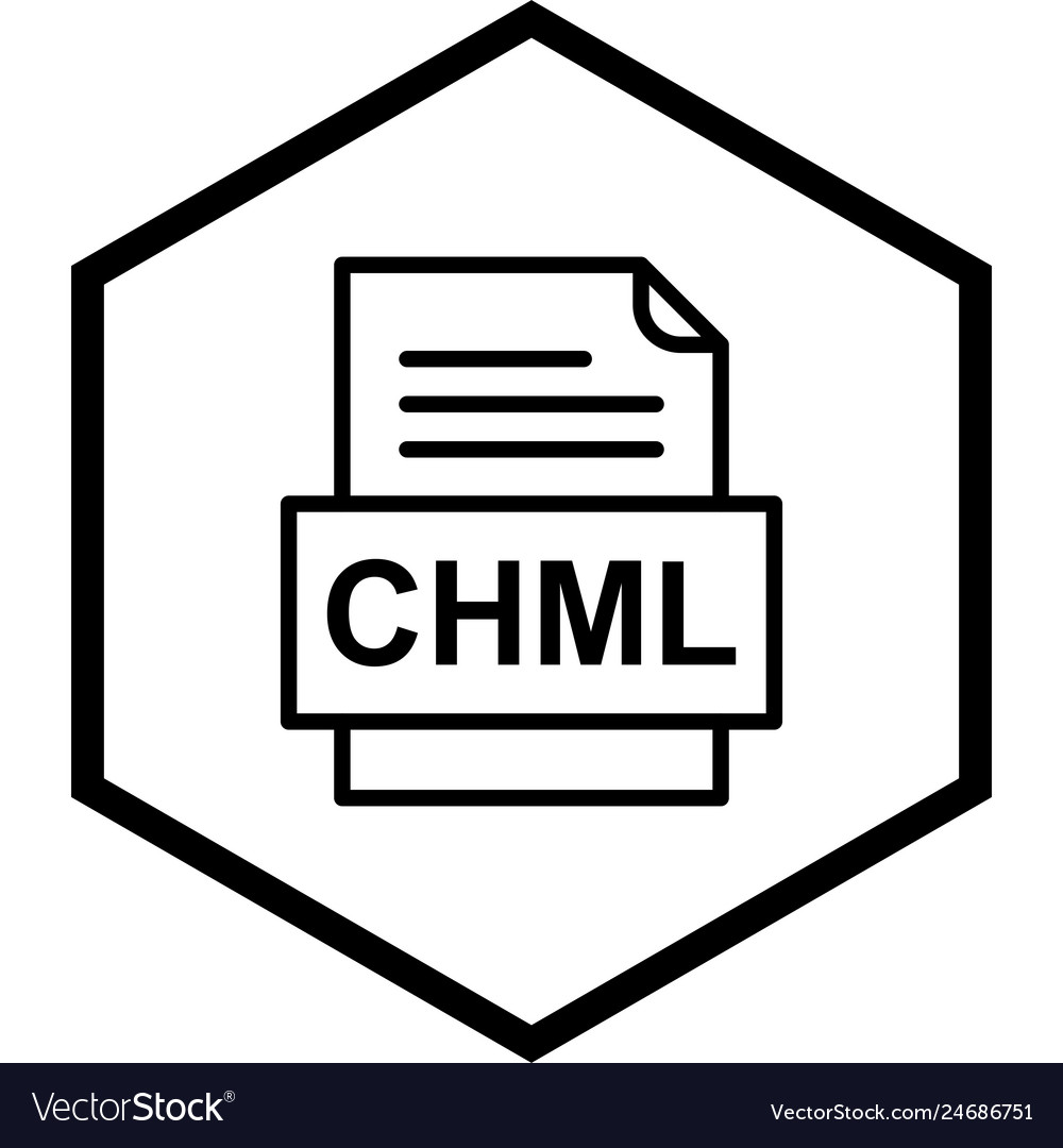 Chml file document icon