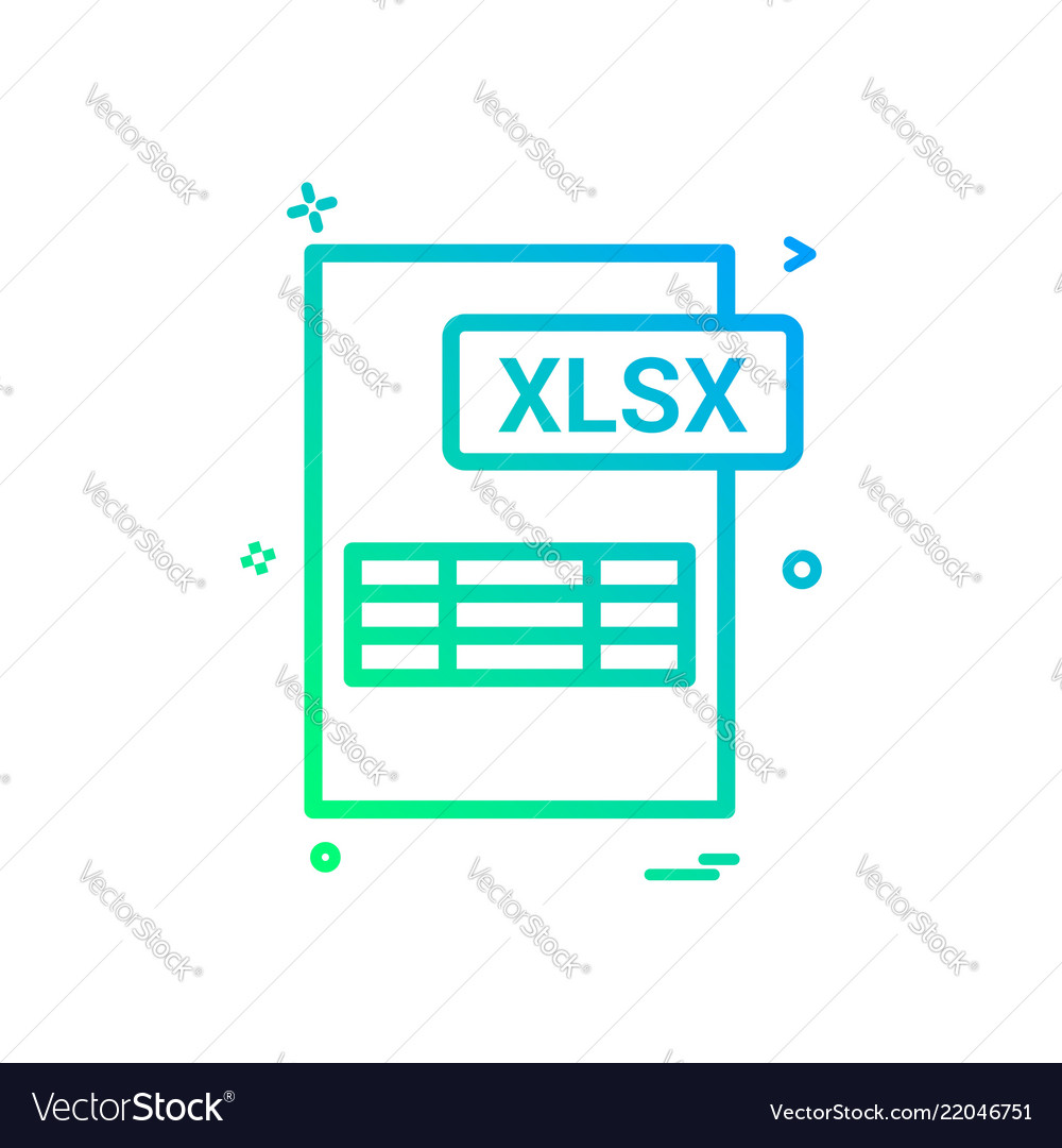 Excel XLSX File Icon