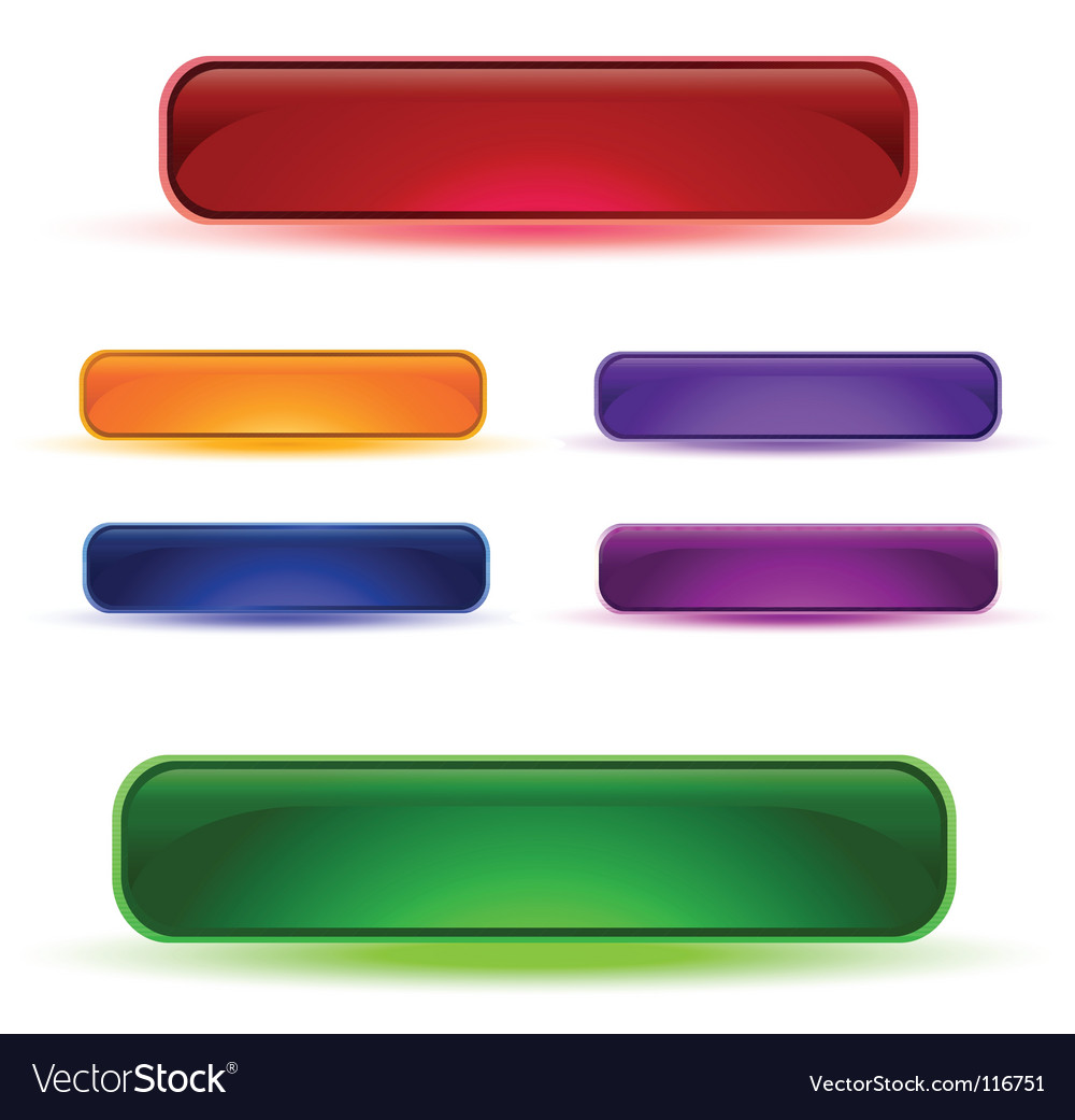 Glossy buttons