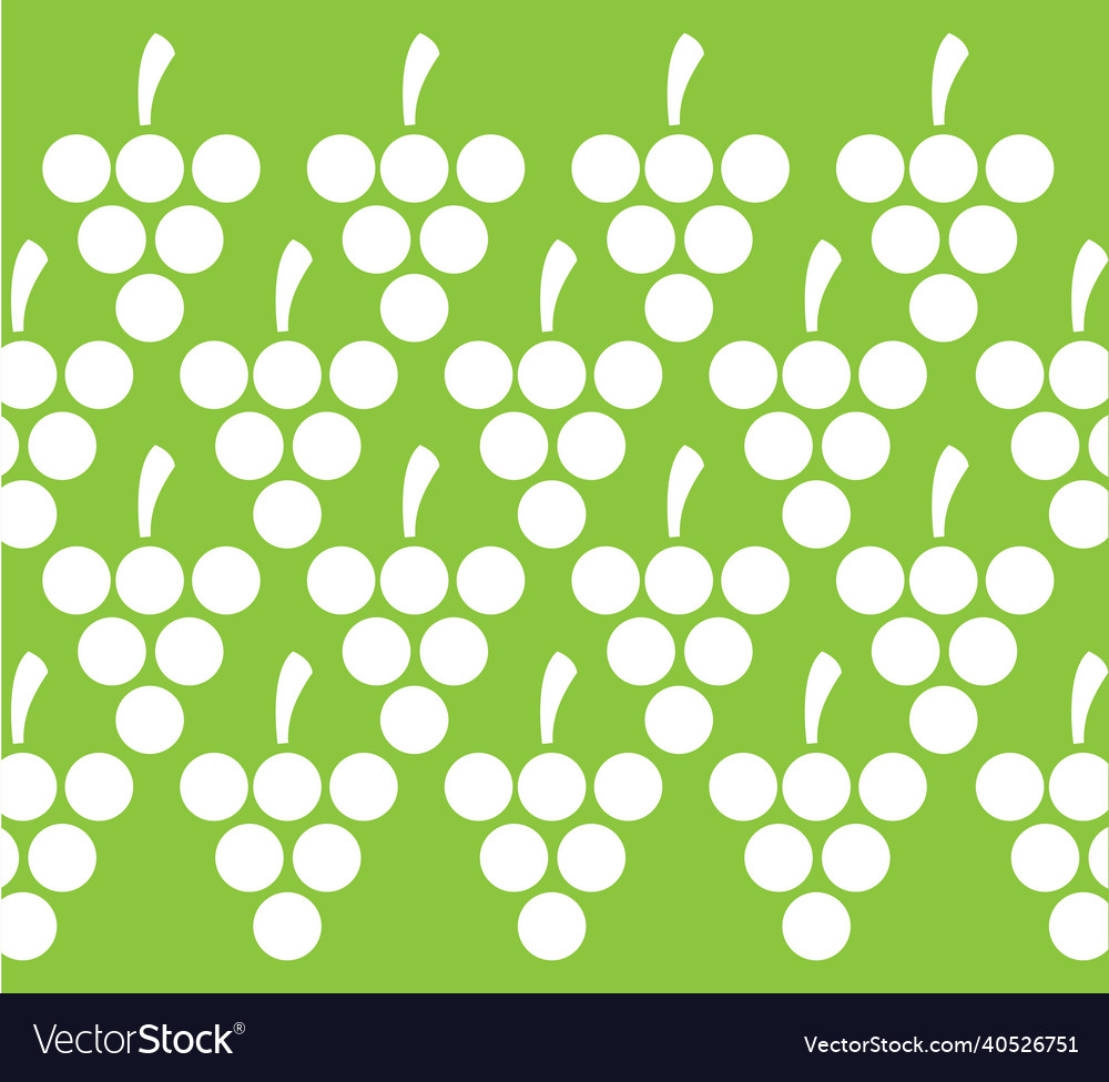Grapes and leaves pattern background design