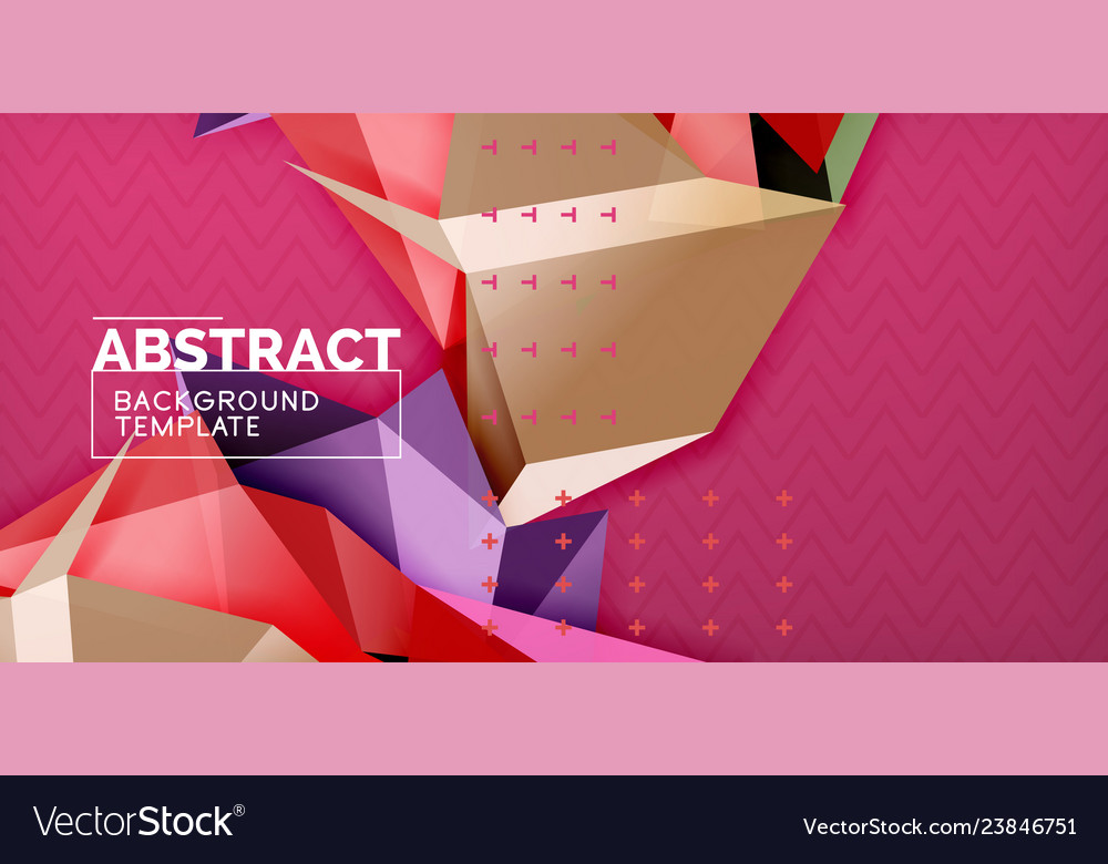 Low poly design 3d triangular shape background