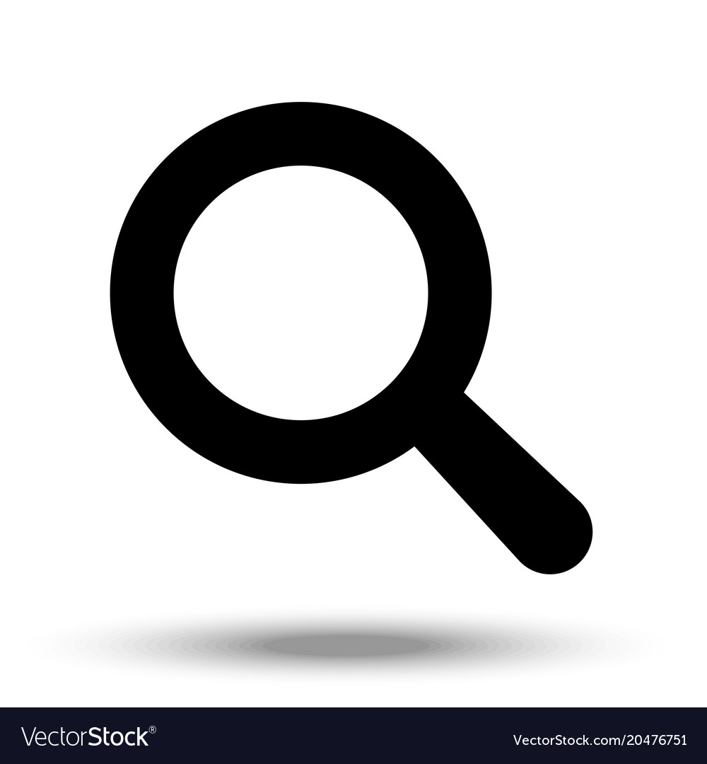 Magnifier in a simple style