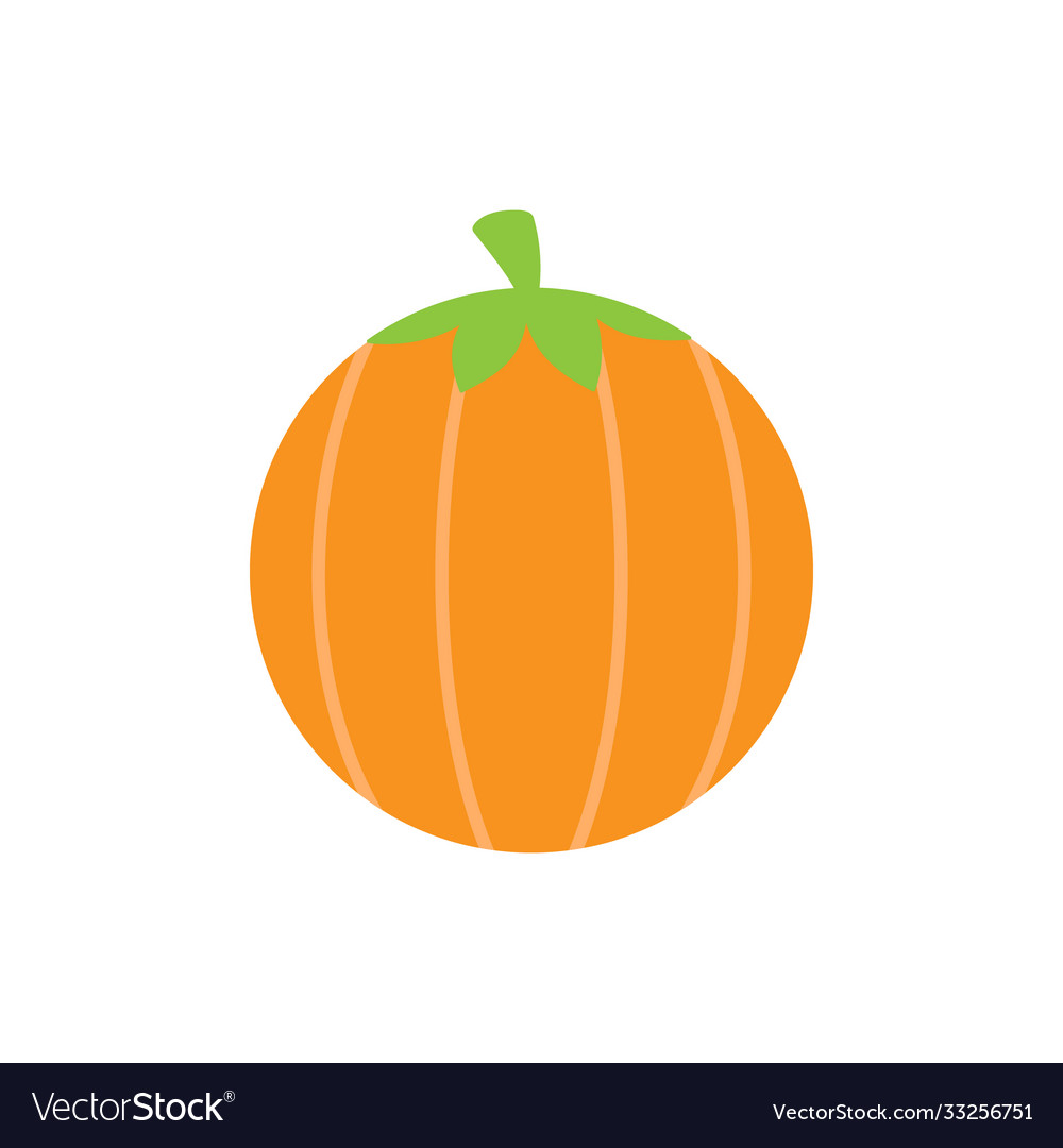 Pumpkin round icon