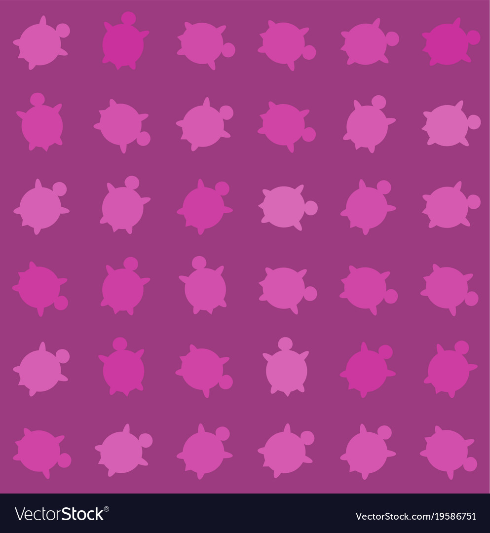 Seamless colorful turtle pattern with lines