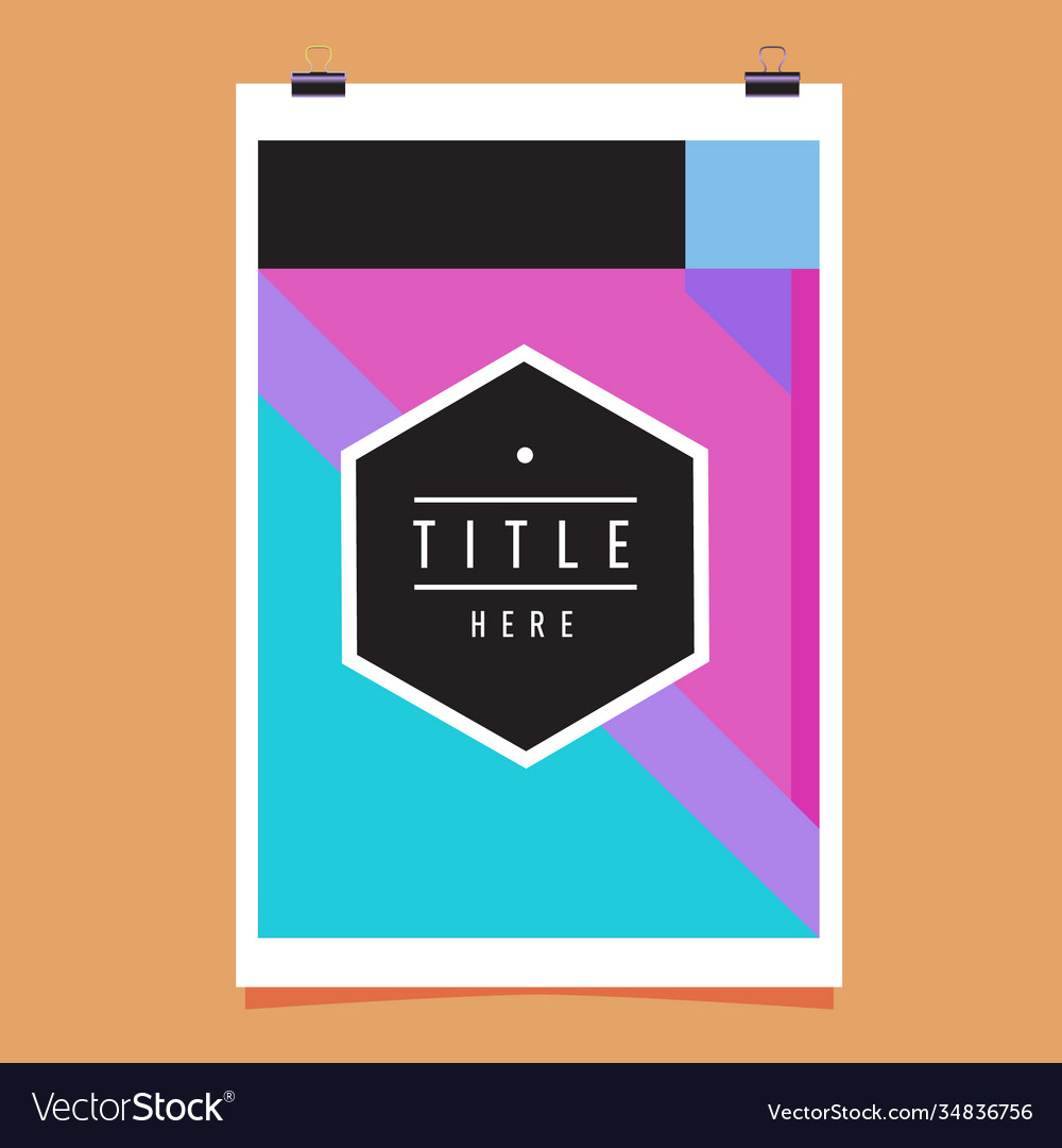 Abstract colorful geometric pattern background