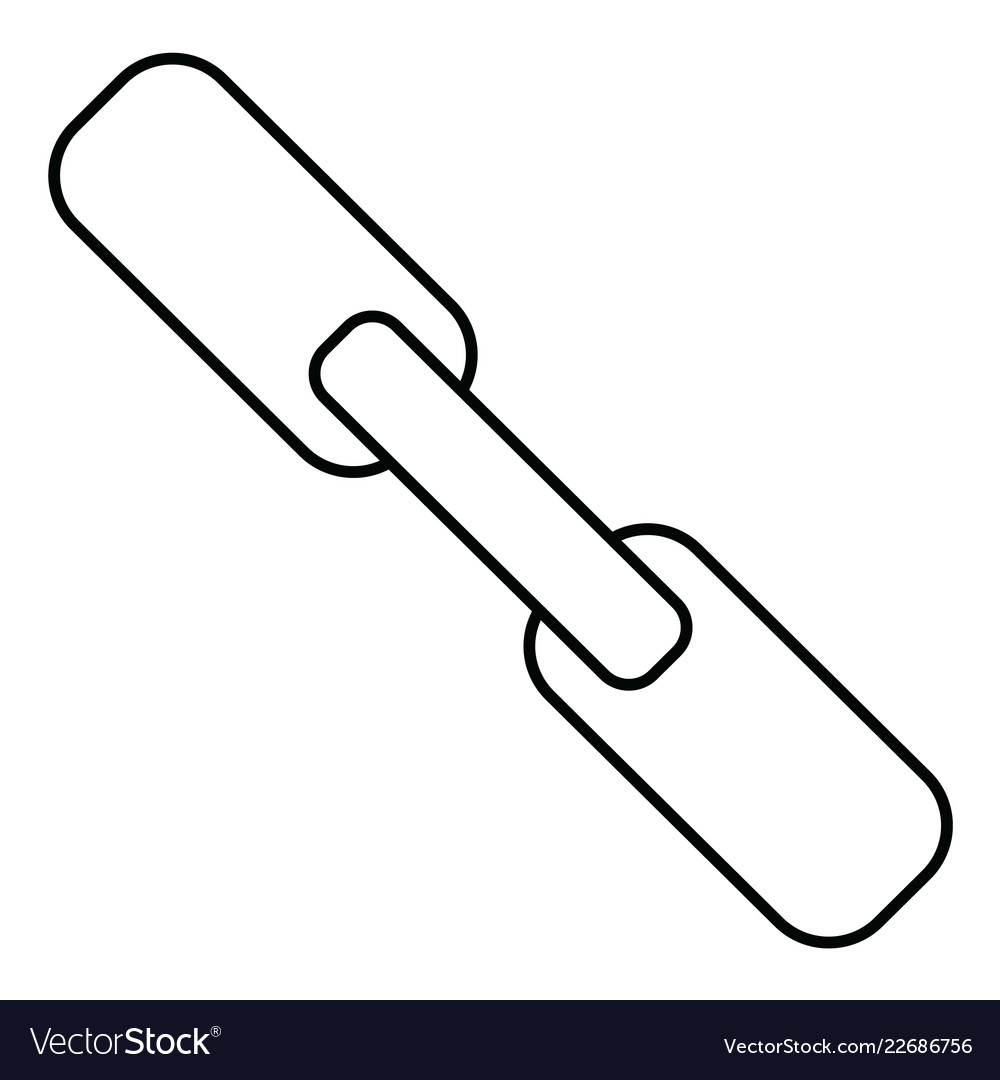 Attachment icon in creative design with elements