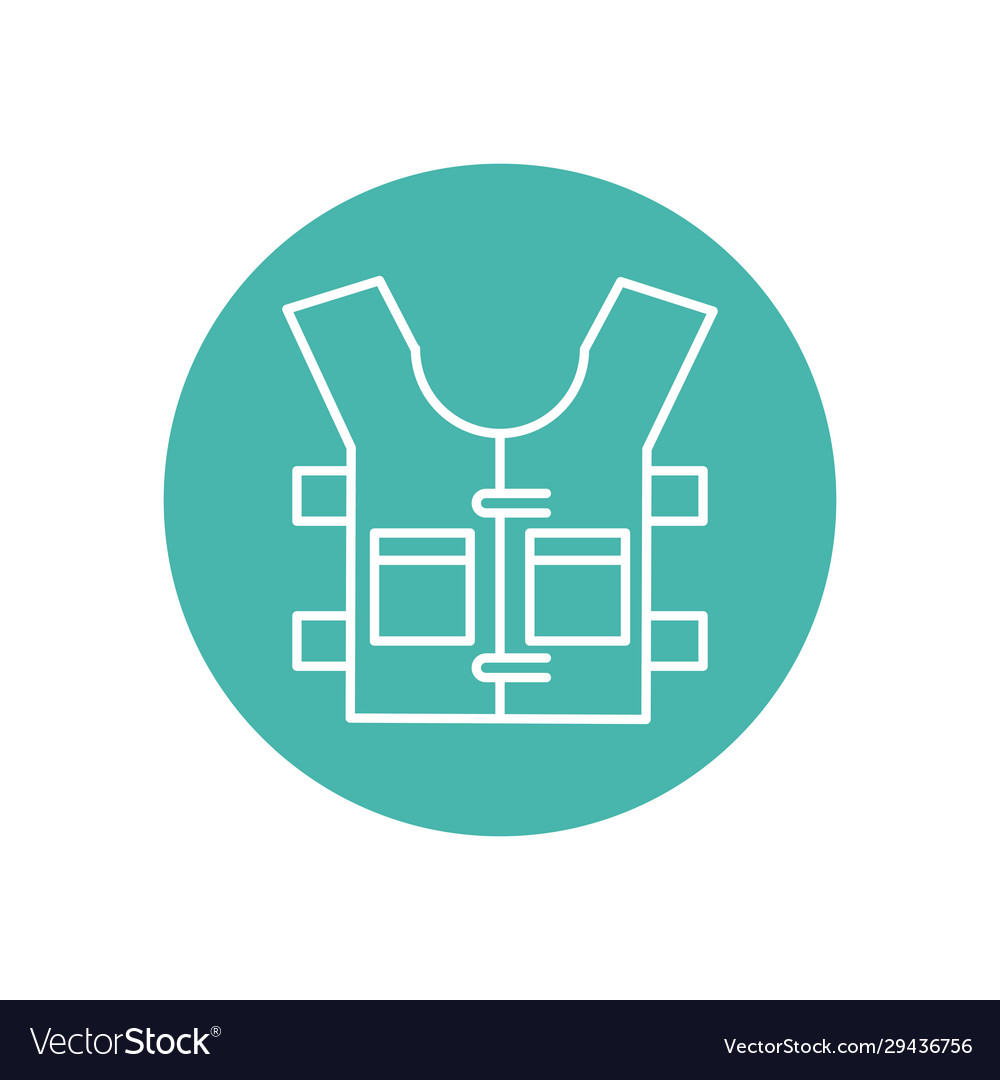 Bulletproof vest accessory line block style