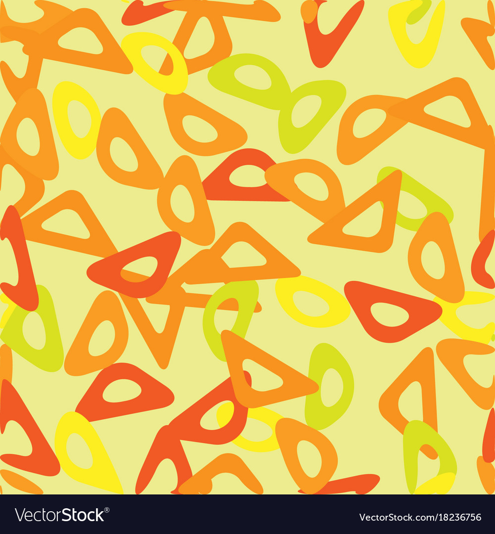 Circle abstract bio chain pattern