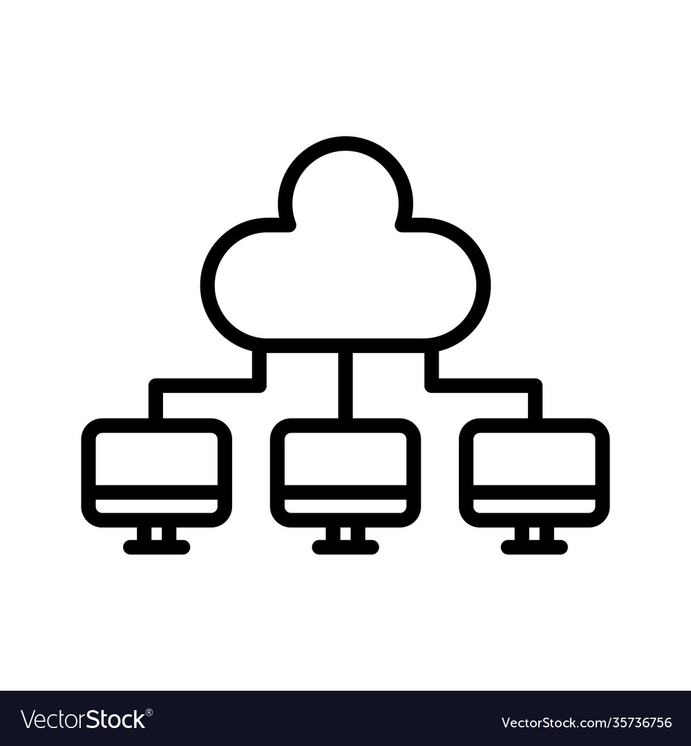 Cloud computing icon