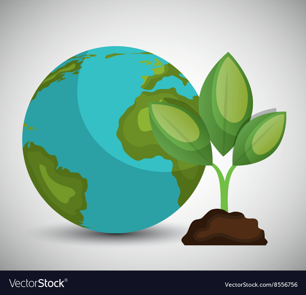 Eco friendly design Royalty Free Vector Image - VectorStock