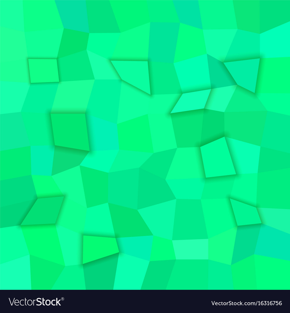 Green rectangle tiled mosaic pattern background