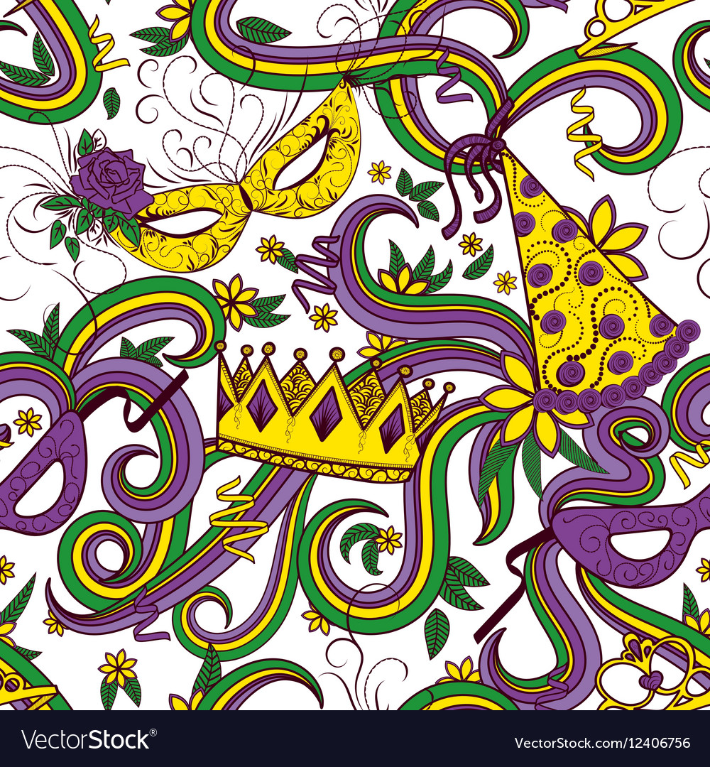 Mardi gras colorful background