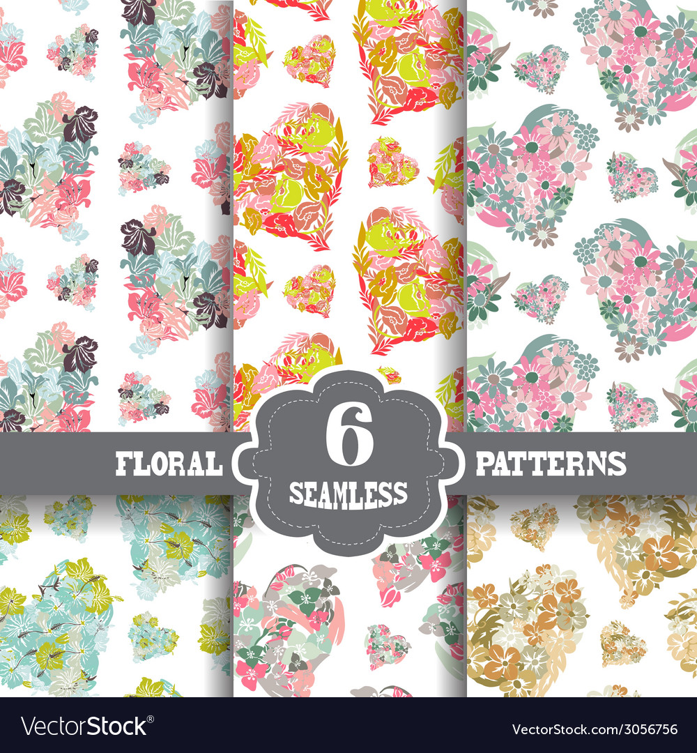 Seamless patterns set