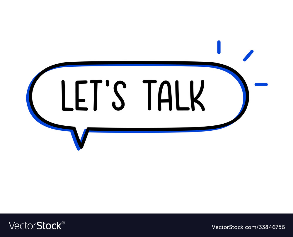 Speech Bubble Conversation Text