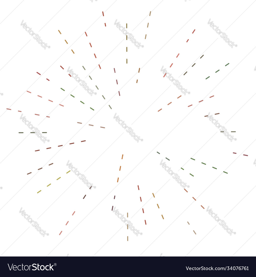 Abstract circular radial design element geometric