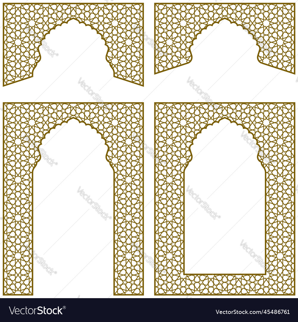 Arches frames and additional design elements