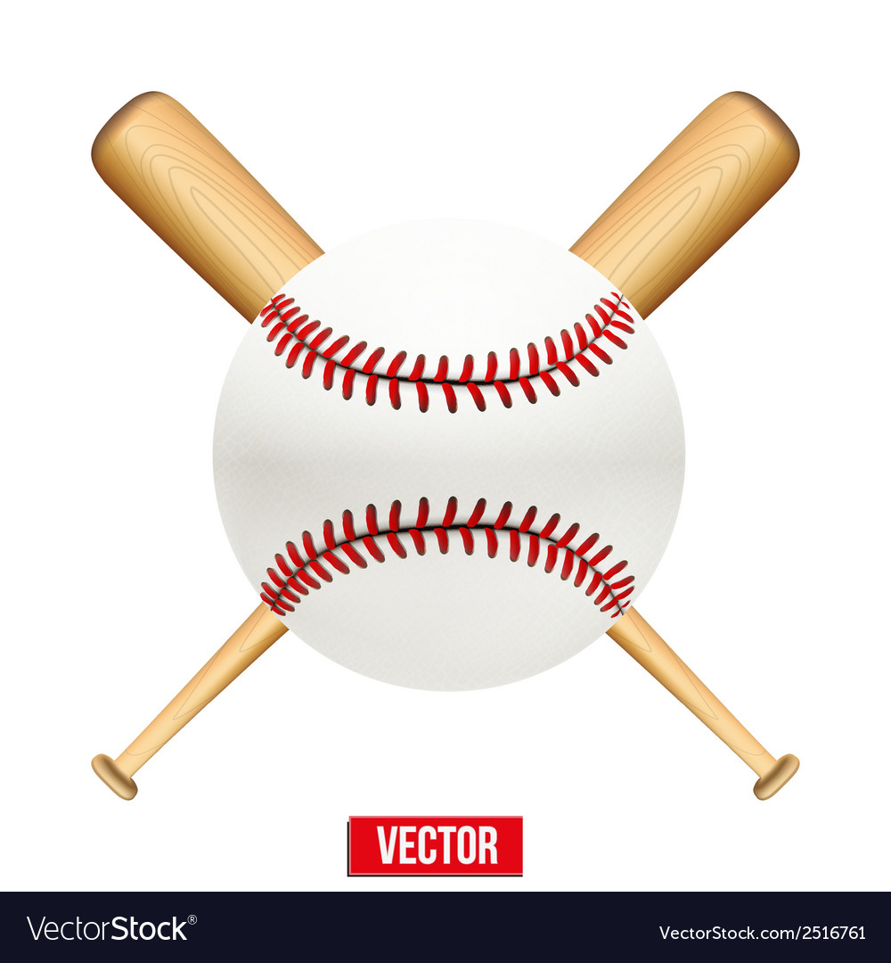 Baseball Ball und hölzerne Bats