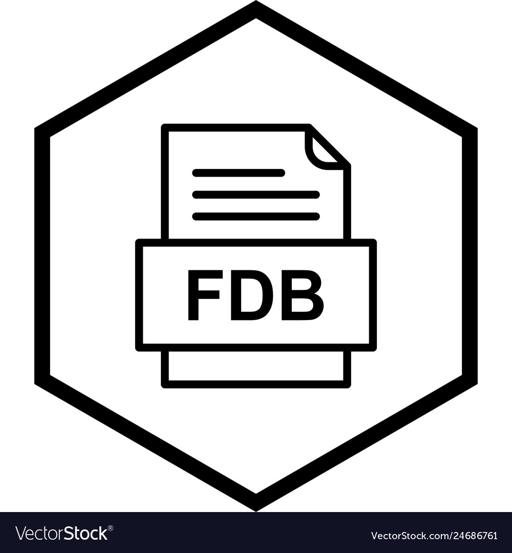 Fdb file document icon