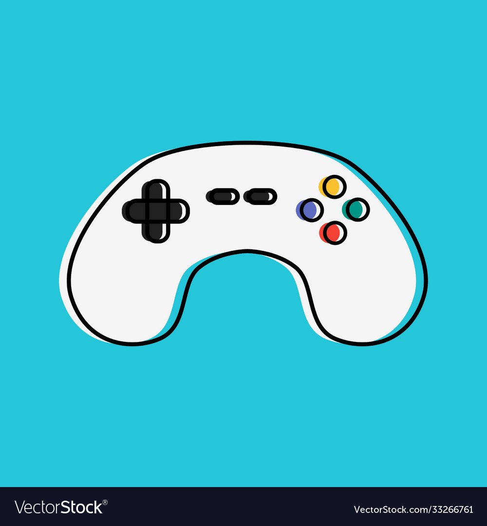 Joystick game controller icon design