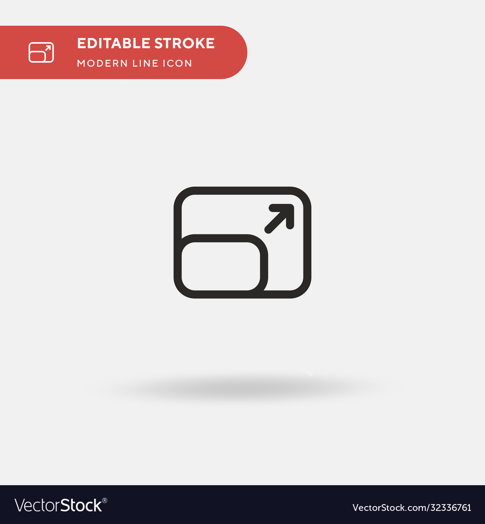 Resolution simple icon symbol Vector Image Resolution simple icon symbol