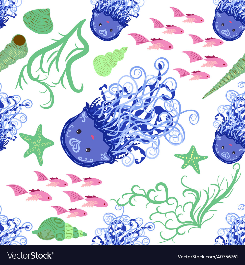 Seamless pattern with detailed transparent vector image Seamless pattern with detailed transparent