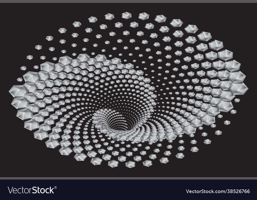 Abstract background noise structure with hexagons vector image Abstract background noise structure with hexagons